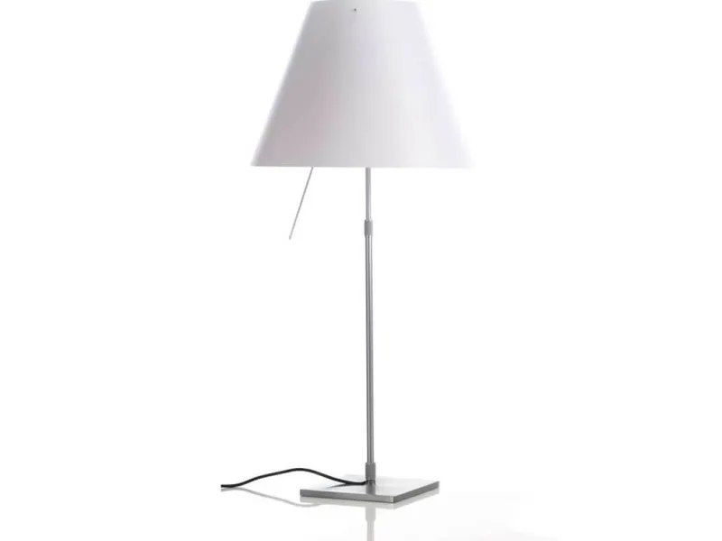 Online Costanza bordlampe D13/D13c, alu/hvid Kontorlamper|Bordlamper