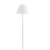 Discount Costanza gulvlampe D13/D13tc, alu/ hvid Standerlamper|Stue Lamper