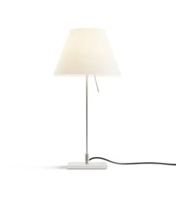 Online Costanzina bordlampe D13p/D13.pic.LED, alu/hvid Stue Lamper|Kontorlamper