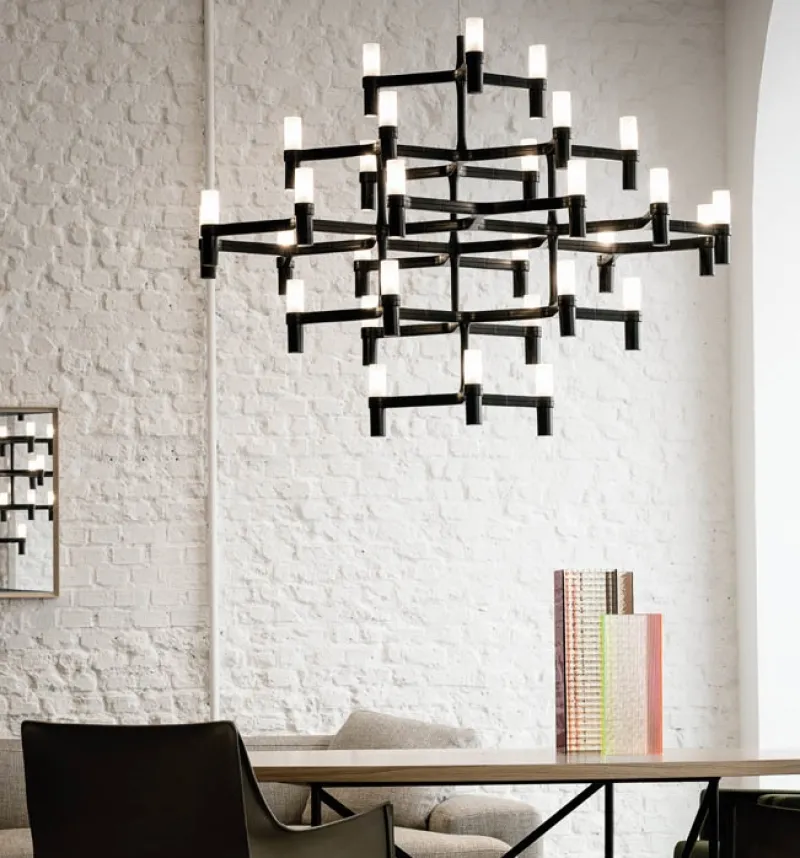 Best Crown Major, mat sort Spisebordslamper|Kontorlamper