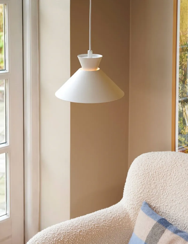 Outlet Dial 25 pendel, hvid Hvide Lamper|Spisebordslamper