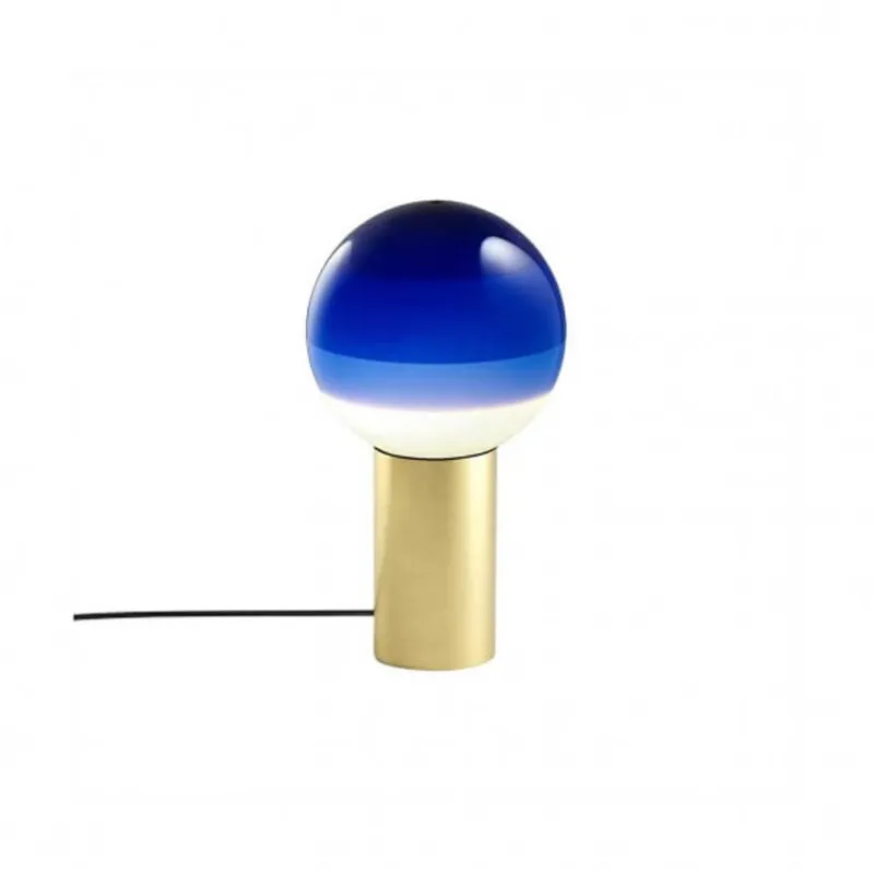 Dipping Light Bordlampe, Blå Glas Lamper|Lamper Til Reol