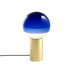 Sale Dipping Light S Bordlampe, Blå Glas Lamper|Lamper Til Reol