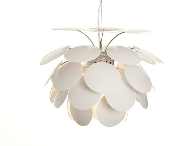 New Discoco Medium, Ø53 hvid Hvide Lamper|Spisebordslamper