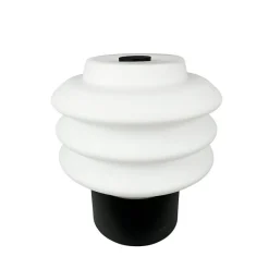 Clearance Diva LED bordlampe / batterilampe, opal/sort Transportable Lamper|Lamper Til Reol