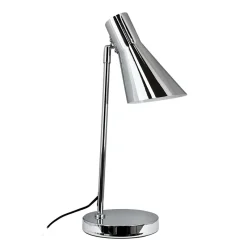 New DL12 bordlampe, krom Krom Lamper|Skrivebordslamper