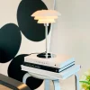 Best DL20 bordlampe, opal/krom Lamper Til Sofabord|Lamper Til Reol