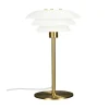 Sale DL20 bordlampe, opal/messing Messinglamper|Hvide Lamper