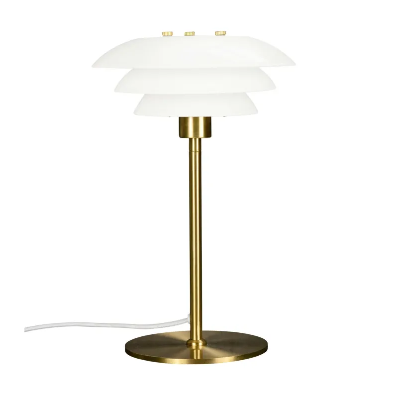 Sale DL20 bordlampe, opal/messing Messinglamper|Hvide Lamper