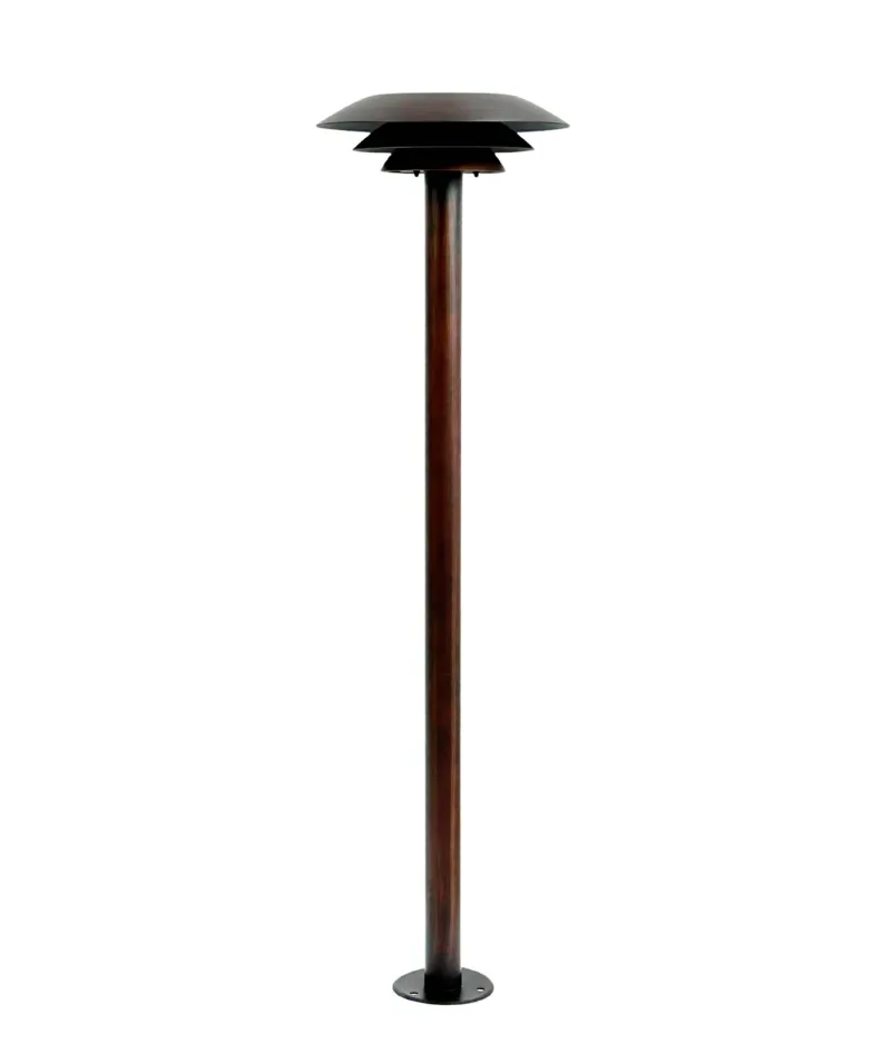 Outlet DL25 udendørs pullert, kobber Kobberlamper|Havelamper