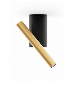 Sale Doi væglampe / loftlampe, sort/messing Messinglamper|Entre Lamper