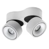 Best Easy W2100 Build on Dobbelt LED 2x10W, hvid Hvide Lamper|Spotlampe