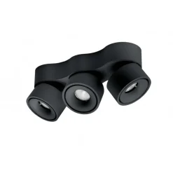 Clearance Easy W3100 Build On LED spot, sort m. ledningshul Sorte Væglamper|Spotlampe
