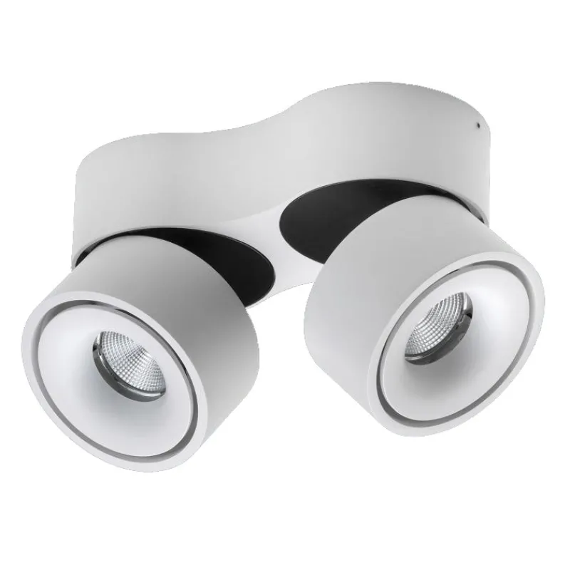 Clearance Easy W2100 Build On LED spot, hvid m. ledningshul Hvide Lamper|Spotlampe