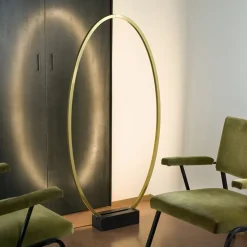 Sale Ellisse gulvlampe, guld Gulvlamper