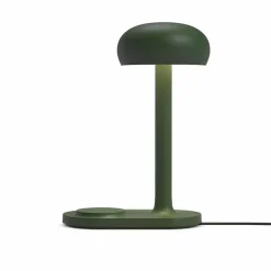 Online Emendo bordlampe med Qi trådløs oplader, emerald Lamper Til Natbord|Kontorlamper
