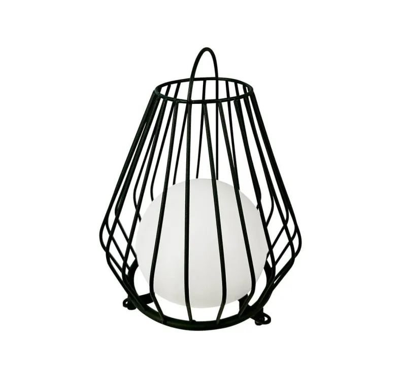Outlet Evesham udendørs lanterne / batterilampe small, grøn Solcellelamper|Havelamper