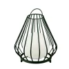 Outlet Evesham udendørs lanterne / batterilampe medium, grøn Transportable Lamper|Solcellelamper