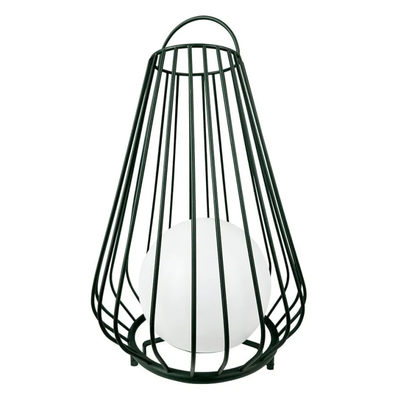 Best Evesham udendørs lanterne / batterilampe large, grøn Transportable Lamper|Solcellelamper
