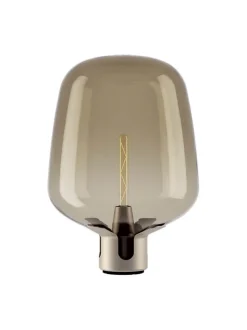 Best Flar large bordlampe, pearl/honey Glas Lamper|Skrivebordslamper