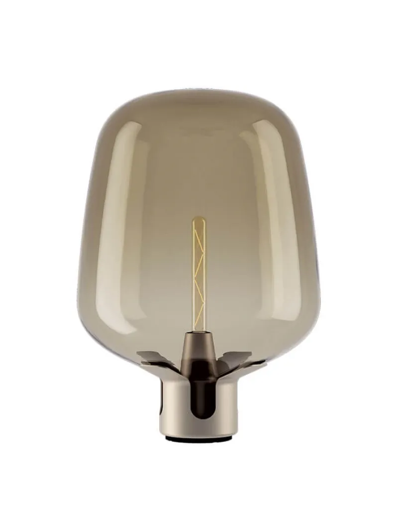 Best Flar large bordlampe, pearl/honey Glas Lamper|Skrivebordslamper