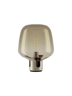 Sale Flar medium bordlampe, pearl/honey Glas Lamper|Skrivebordslamper