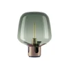 Hot Flar medium bordlampe, terra/turquoise Glas Lamper|Skrivebordslamper