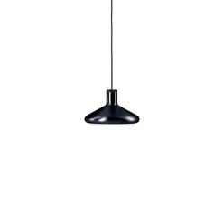 New Flask B Pendel, metallic sort Glas Lamper|Spisebordslamper