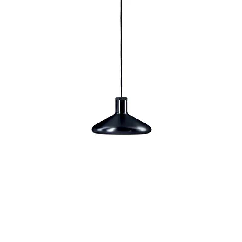New Flask B Pendel, metallic sort Glas Lamper|Spisebordslamper