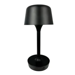 New Flow LED bordlampe / batterilampe, sort Transportable Lamper|Terrasselamper