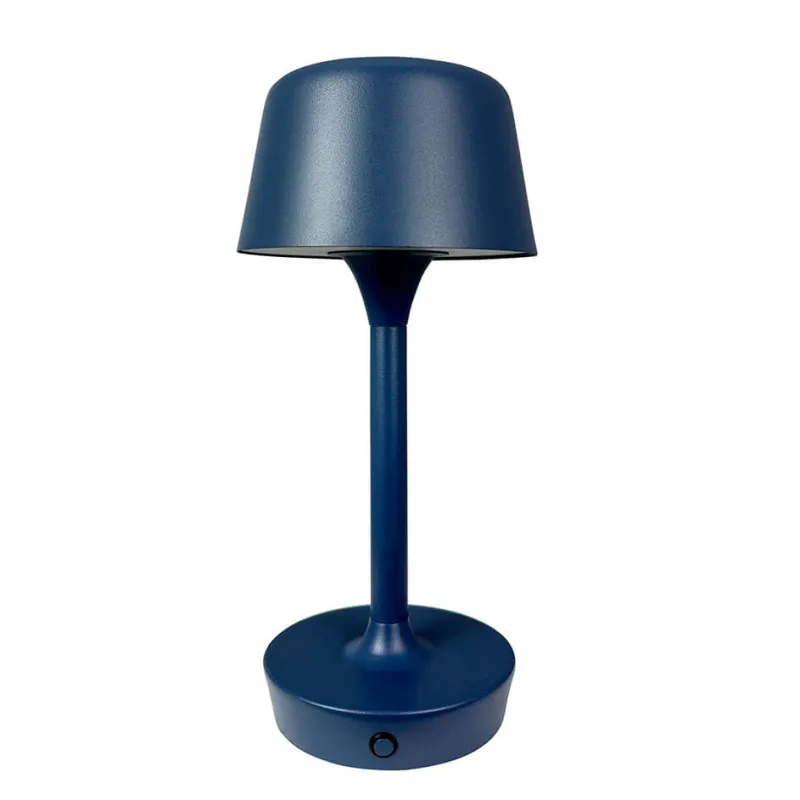 Flow LED bordlampe / batterilampe, indigo Transportable Lamper|Terrasselamper