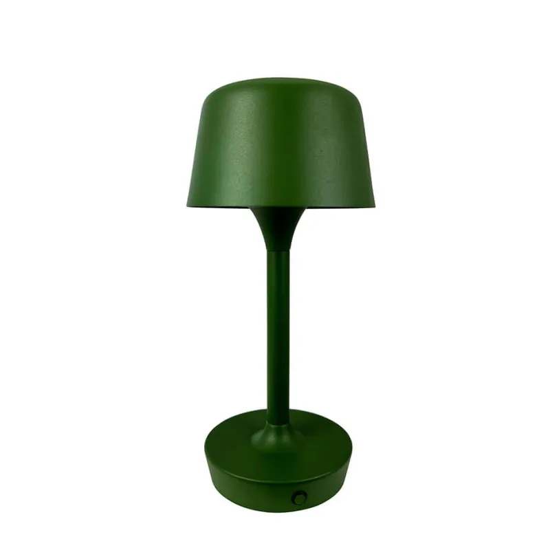 Flow LED bordlampe / batterilampe, mørkegrøn Transportable Lamper|Terrasselamper