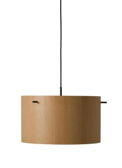 Outlet FM1954 pendel Ø41, eg Lamper I Træ|Spisebordslamper