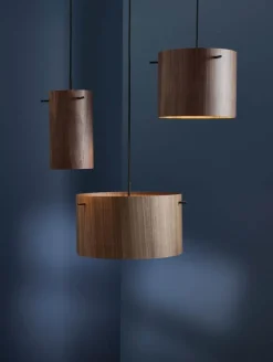 Clearance FM1954 pendel Ø16, valnød Lamper I Træ|Spisebordslamper