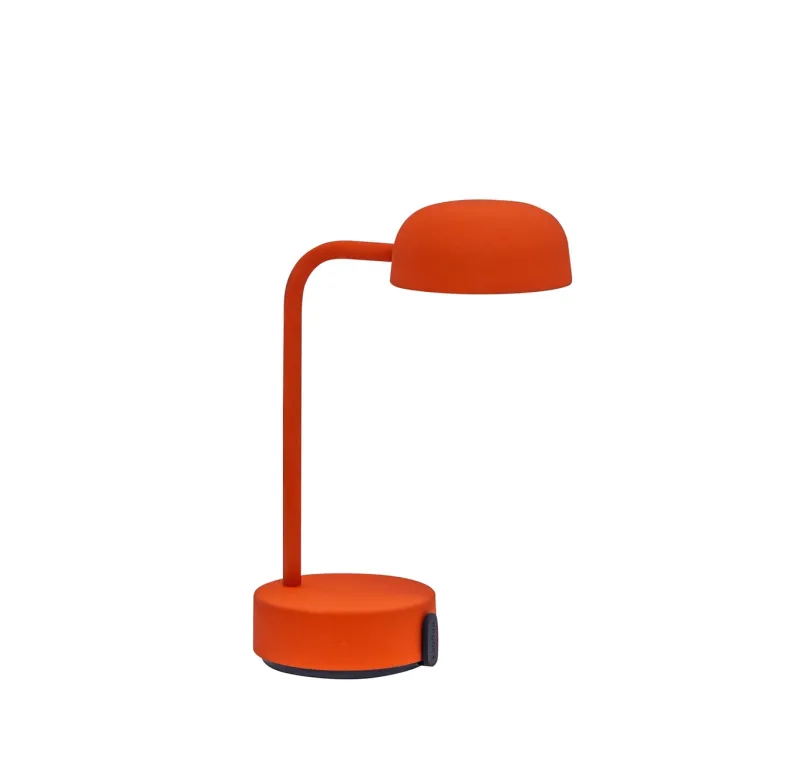 Outlet Fokus bordlampe / batterilampe, orange Transportable Lamper|Skrivebordslamper