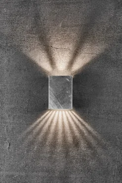 Discount Fold 10 udendørs væglampe LED, galvaniseret stål Væglamper|Udendørslamper
