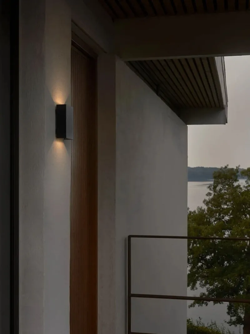 Sale Fold 10 udendørs væglampe LED, seaside sort Sorte Væglamper|Væglamper