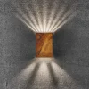 Outlet Fold 10 udendørs væglampe LED, corten Væglamper|Udendørslamper