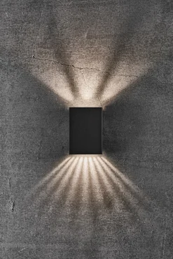Best Fold 10 udendørs væglampe LED, sort Sorte Væglamper|Væglamper