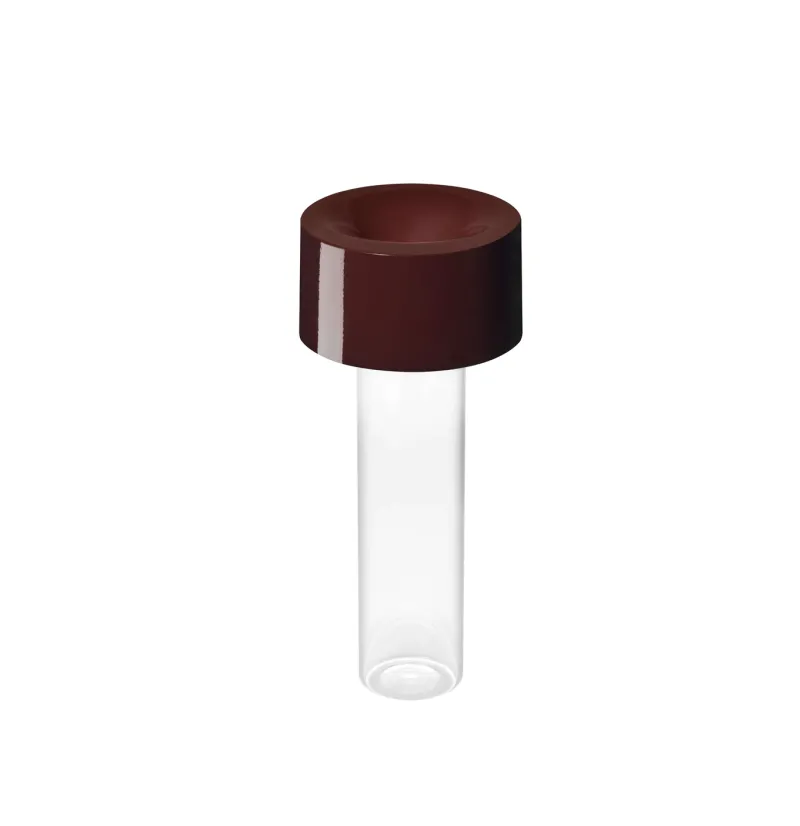 Hot Fleur bordlampe / batterilampe, bourgogne rød Transportable Lamper|Lamper Til Sofabord