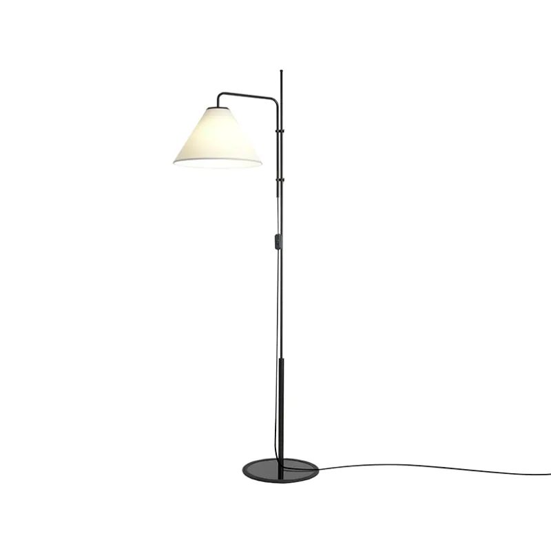 Online Funiculi Fabric gulvlampe, sort/hvid Standerlamper|Gulvlamper