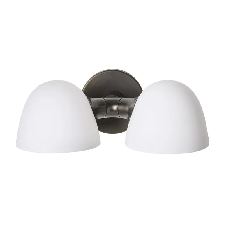 Best Fuse Double væglampe Messinglamper|Hvide Lamper