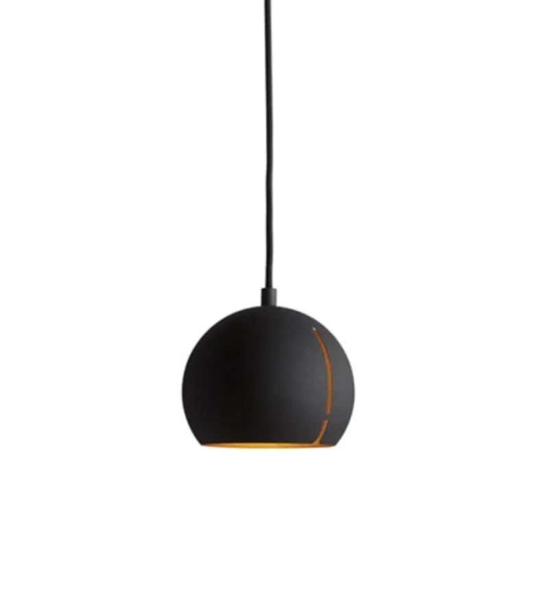 Best Gap pendel rund, sort Spisebordslamper|Lamper Til Sofabord