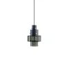 Gask pendel, sort/grøn Glas Lamper|Pendler