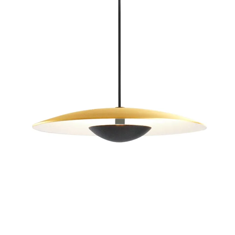 Outlet Ginger Ø42 pendel, messing/hvid Sommerhus Lamper|Pendler