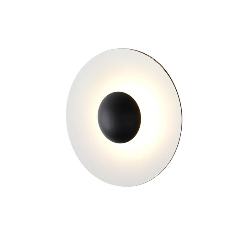 Best Ginger Ø42 væglampe/loftlampe, wenge/hvid Lamper I Træ|Stue Lamper