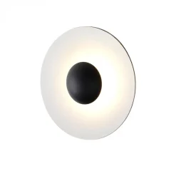 Outlet Ginger Ø60 væglampe/loftlampe, eg/hvid Lamper I Træ|Entre Lamper