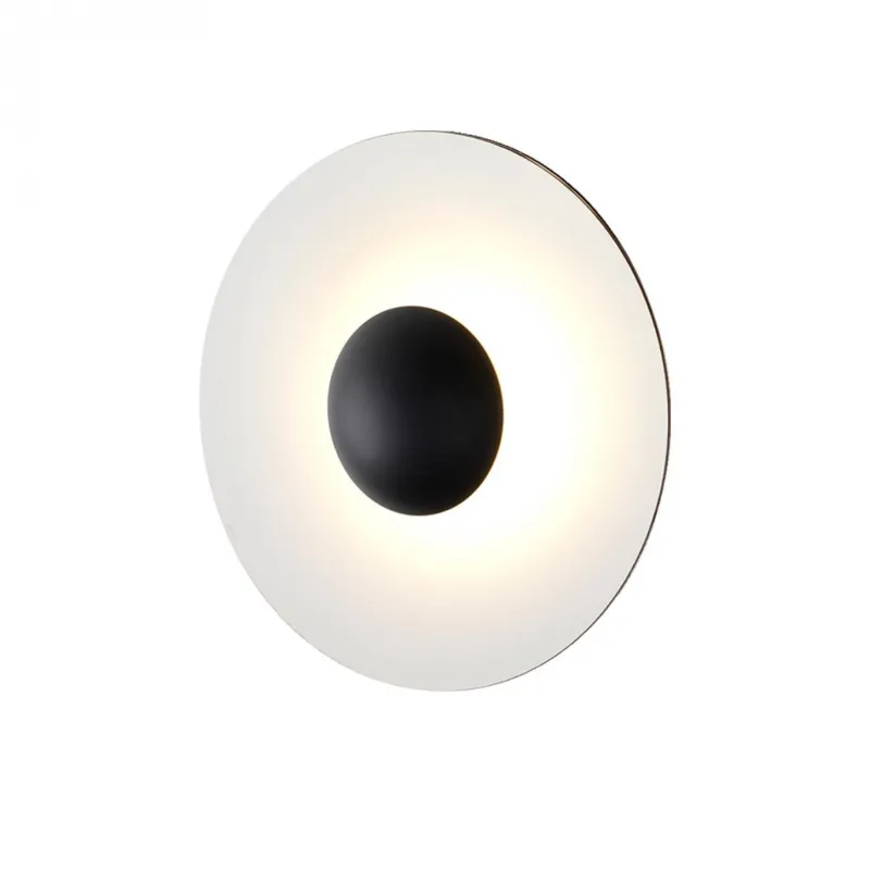 Online Ginger Ø60 væglampe/loftlampe, wenge/hvid Lamper I Træ|Entre Lamper