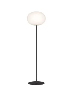 Hot Glo-Ball F3 gulvlampe, sort Glas Lamper|Standerlamper