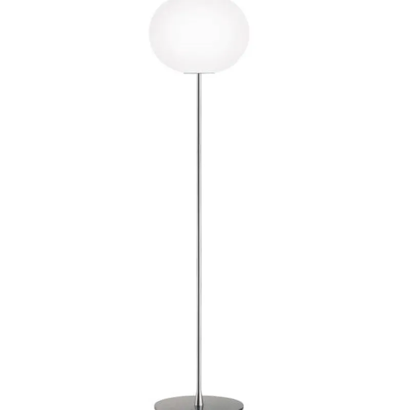 Discount Glo-Ball F2 standerlampe, sølv Glas Lamper|Standerlamper